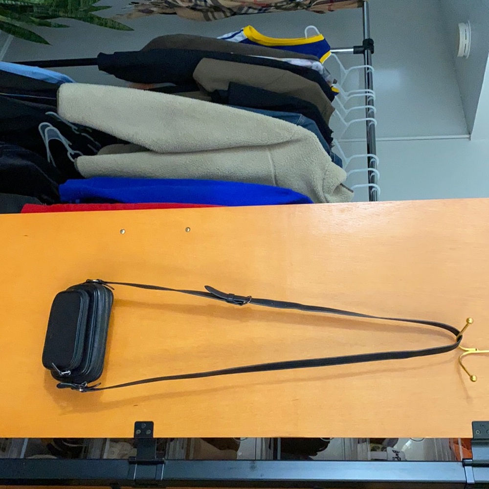 Coach Leather Camera Safari Bag